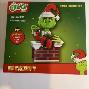 New Brick raft Dr Seuss The Grinch Up The Chimney 504 Pc Building Set Moveable